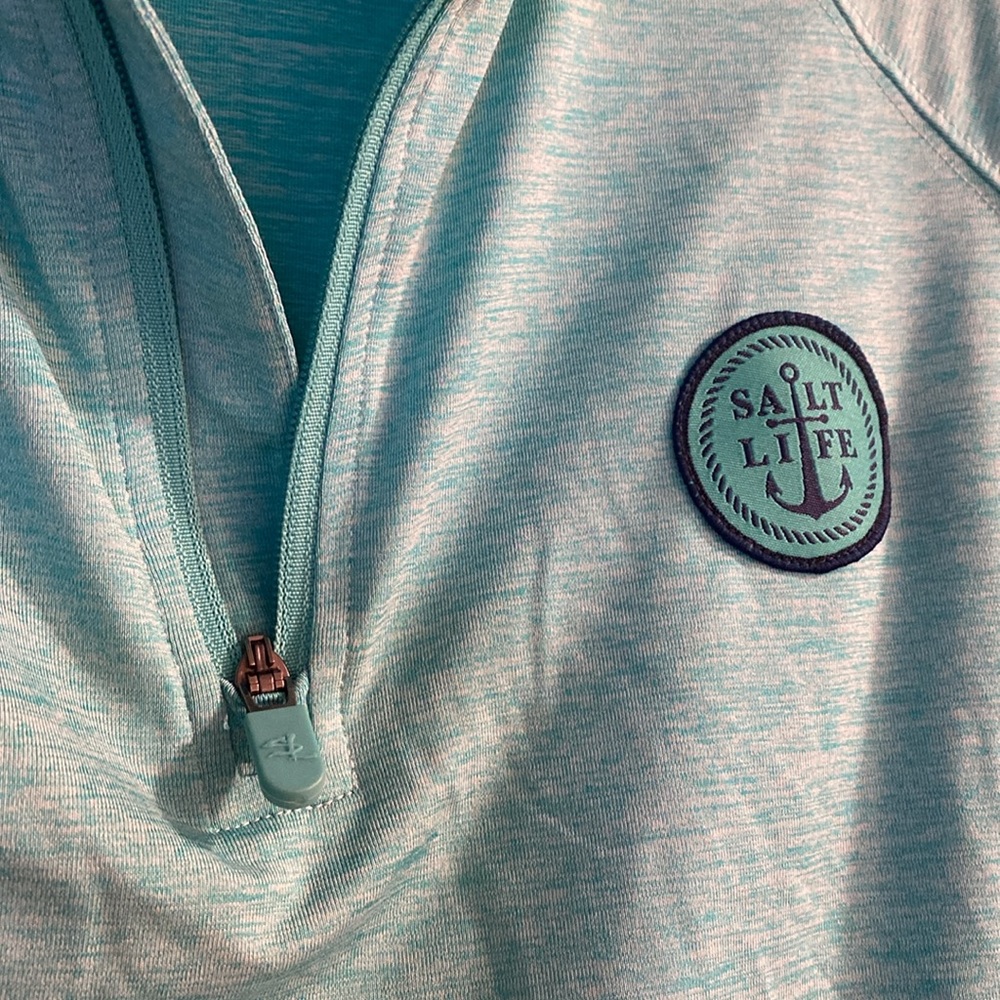 Salt Life Quarter Zip Jacket - Picture 2 of 7